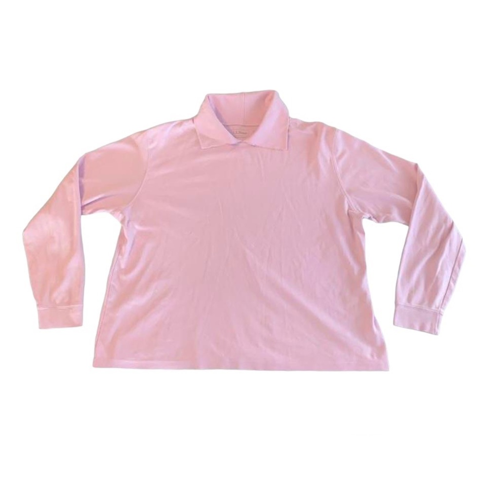 Vintage L.L. Bean Pink Collared Shirt